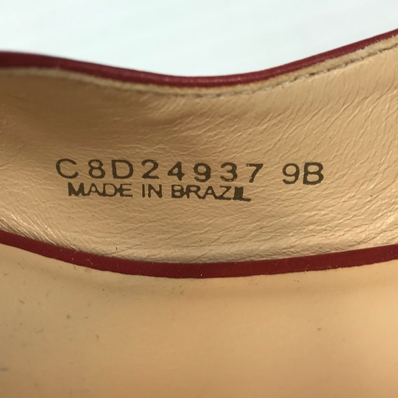 Cole Haan Aline Heeled Strappy Sandals in Red Leather - Picture 9 of 9